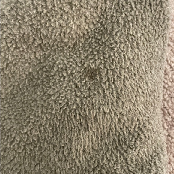 The North Face Khaki Gray Fleece Jacket sz S - Picture 7 of 8